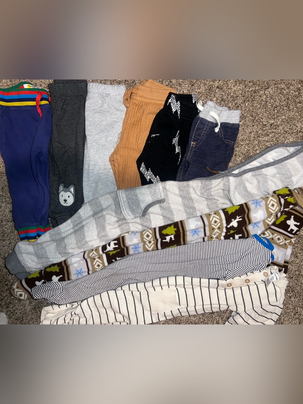 Baby Bundle Onesies Pajamas Joggers Pants Cotton 12-18 M Baby Boden Carters Gap